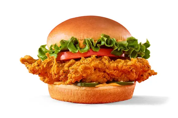 Spicy Deluxe Chicken Sandwich at Jollibee Canada