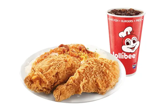 2pc Jolly Crispy Chicken w/ Palabok Fiesta and Drink at Jollibee Canada
