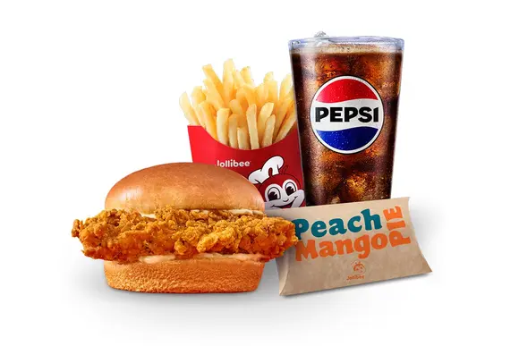 Chicken Sandwich and Pie Meal Deal at Jollibee Canada